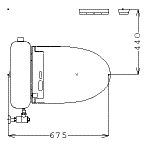 パブリックコンパクト便器・フラッシュタンク式