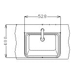 アンダーカウンター式洗面器 