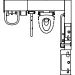 コンパクト・バリアフリートイレパック車いす、オストメイト配慮
