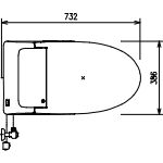 パブリック向けウォシュレット一体形便器GGA-P