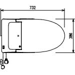パブリック向けウォシュレット一体形便器GGA-P