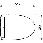 ウォシュレットPP3A（オート便器洗浄タイプ）