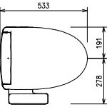 ウォシュレットPP1A(リモコン便器洗浄タイプ)